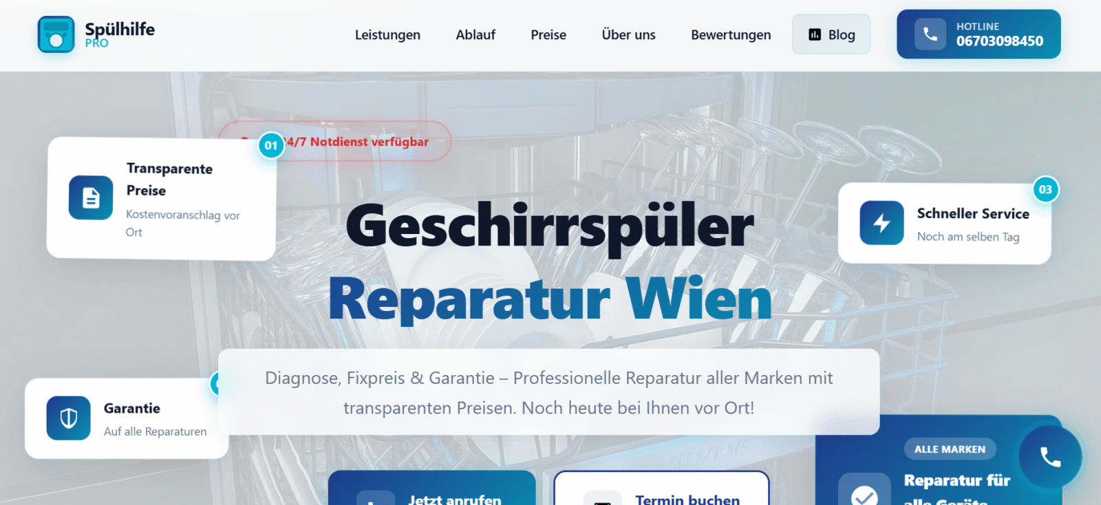 Geschirrspüler Fehlermeldung